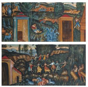 STELLETSKY Dimitri Semenovich 1875-1947,SUMMER FESTIVITIES,Sotheby's GB 2014-11-24