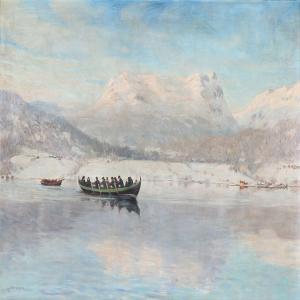 STENERSEN Gudmund 1863-1934,View from a Norwegian fjord,Bruun Rasmussen DK 2016-06-13