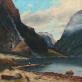 STENSNES 1900,Scene from Eitrafjord, Norway,Bruun Rasmussen DK 2014-09-29