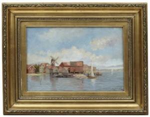 STENVALL Oscar Frans 1856-1916,Fiskeläge,Uppsala Auction SE 2016-09-27