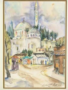STENZEL Nehemia 1904-1991,Dome of the Rock,1968,Gray's Auctioneers US 2009-10-17