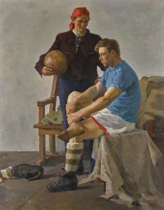Stepanovich Vasetsky Grigory 1928,FOOTBALL PLAYER,Sotheby's GB 2017-11-28