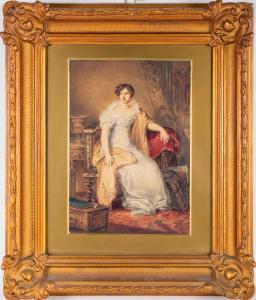 STEPHANOFF James 1784-1874,Miss Smernove 1812,Dawson's Auctioneers GB 2020-10-29