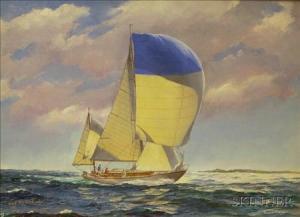STEPHENSON Benjamin Turner 1886-1973,Yachting Scene,20th Century,Skinner US 2007-04-19