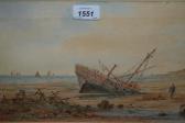 STEPHENSON T.H,figures in a beach scene before houses,Lawrences of Bletchingley GB 2017-11-28