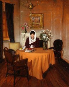 Stermer Jeremiah,Woman at the Breakfast Table,Weschler's US 2014-09-19