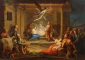 STERN Ignazio,The Birth of Christ, featuring the Adoration of th,1737,Galerie Koller 2020-03-24