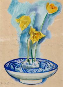 STERNE Maurice 1878-1957,Yellow Tulips,1917,William Doyle US 2023-09-29