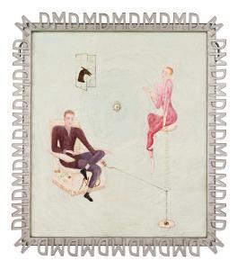 STETTHEIMER Florine 1871-1944,Portrait of Marcel Duchamp and Rrose Sélavy,1923,Christie's 2017-11-21