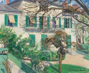 STETTLER Martha 1870-1945,Nachbargarten an der Rue d'Assas in P,1907,Beurret Bailly Widmer Auctions 2024-03-13