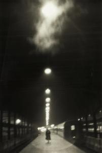 STETTNER Louis, Lou,'Penn Station' (Woman on Empty Platform, New York),1958,Bonhams 2024-02-08