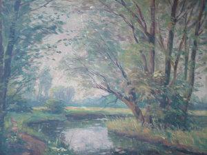 STEUNEL M 1900-1900,Woodland stream Dusseldorf,Rosebery's GB 2005-10-11