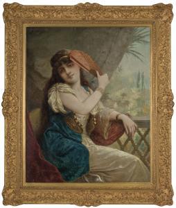 STEVENS Agapit 1849-1917,An Oriental beauty,Christie's GB 2023-02-09