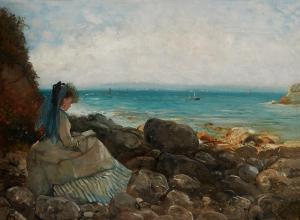 STEVENS Agapit 1849-1917,By the Sea,Sotheby's GB 2022-10-20