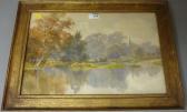 STEVENS Albert 1872-1902,River scene,David Duggleby Limited GB 2016-07-09