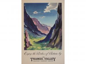 STEVENS Harry 1919-2008,Enjoy the Riches of Britain by The Thames Valley T,Onslows GB 2020-11-26