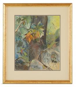 STEVENS Will Henry 1887-1949,Forest Interior,New Orleans Auction US 2023-05-20