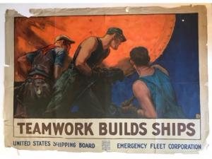STEVENS William Dodge 1870-1942,Teamwork builds Ships,Onslows GB 2017-12-15