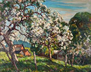 STEVENS William Lester 1888-1969,Apple Blossoms,Skinner US 2024-03-06