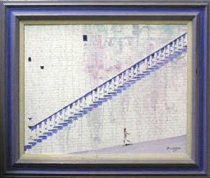 STEVENSON charles m 1927-2004,Stairs at Assisi,Clars Auction Gallery US 2007-05-05