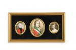 STEWART Anthony 1773-1846,Family group of three portrait miniatures: in the ,Cheffins GB 2023-07-20