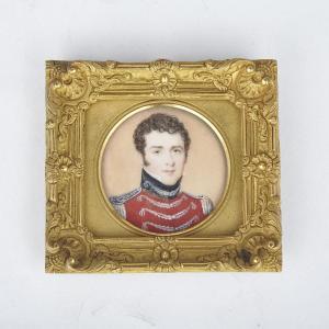 STEWART Anthony 1773-1846,PORTRAIT MINIATURE OF A YOUNG OFFICER,Waddington's CA 2015-06-16