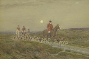 STEWART Charles Edward 1890-1930,The hunt and hounds over the moors,Golding Young & Co. 2019-08-28
