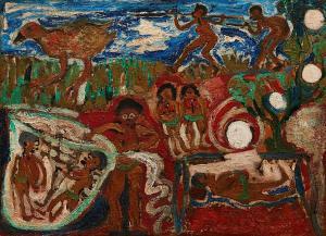STEWART Eric L. 1903-1970,Nyalindee - The Moon Tribe,1969,Shapiro AU 2019-10-29