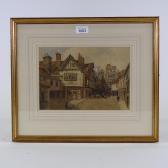 STEWART James Lawson 1829-1911,street scene Canterbury,Burstow and Hewett GB 2020-10-14