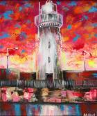 STEWART John 1973,DONAGHADEE LIGHTHOUSE,Ross's Auctioneers and values IE 2023-11-08