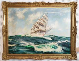 STEWART John 1945,The Sierra Miranda in Full Sail,Lots Road Auctions GB 2022-09-04