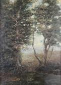 STEWART Joseph 1859-1929,TREES IN LANDSCAPE,Potomack US 2017-01-31