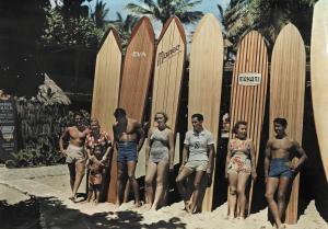 STEWART Richard Hewitt,Surfers at Waikiki Beach,1937,Christie's GB 2013-07-19