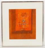 STEWART Robert 1944,ABSTRACT IN ORANGE,McTear's GB 2015-05-03