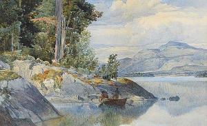 Stewart William,A QUIET NOOK ON LOCH LOMOND,Ross's Auctioneers and values IE 2018-05-23