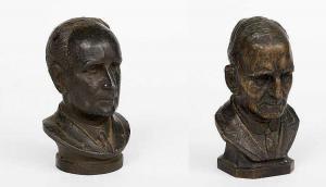 STEYNBERG Coert 1905-1982,Busts of Eugene Marais and AG Visser,1945,Strauss Co. ZA 2017-11-27