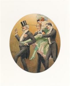 STIEBORSKY Georg Willy 1881-1966,A carnival joke,Palais Dorotheum AT 2018-10-02
