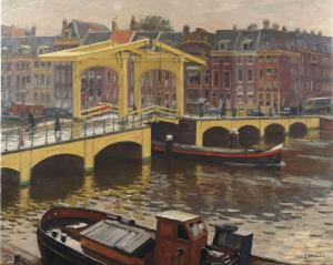 STIERHOUT Joseph Anthon., Joop 1911-1997,A view of the Magere Brug, Amsterdam,Christie's 2011-09-20