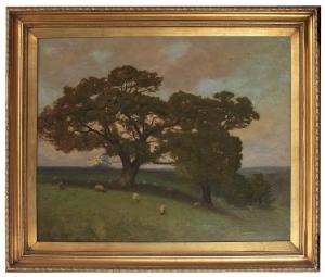 STIFFE C.E 1800-1900,Oak Tree on the Downs,Leonard Joel AU 2021-04-19
