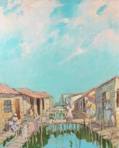 STIHA Vladan 1908-1992,Favelas Brazil,Butterscotch Auction Gallery US 2021-11-21