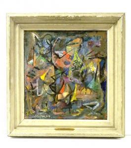 STILLMAN Ary 1891-1967,abstract/geometric composition,1943,Winter Associates US 2012-10-22
