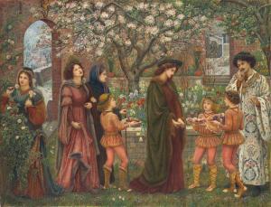 STILLMAN Marie 1844-1927,The Enchanted Garden,1889,Christie's GB 2020-12-10