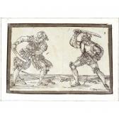 STIMMER Hans Chris 1549-1578,two swordsmen fighting,Sotheby's GB 2005-11-16