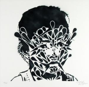 STINKFISH 1981,Cambodia Thorns Girl - Variant 1,Gormleys Art Auctions GB 2020-03-10
