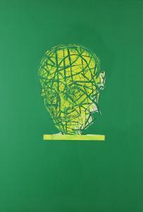 STINSON Paul,Yellow Head on Green,Gormleys Art Auctions GB 2021-11-23