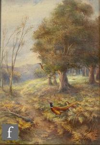 STINTON Harry 1882-1968,Pheasants in an autumnal landscape,Fieldings Auctioneers Limited 2024-01-11