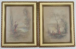 STINTON James 1870-1961,figures in landscape,Serrell Philip GB 2024-01-18