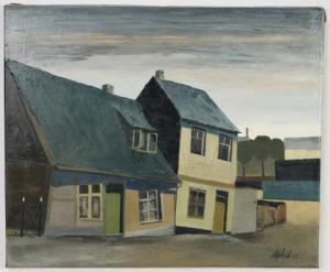 STIPHOUT Theo 1913-2002,Oude huizen,1955,Venduehuis NL 2020-03-18