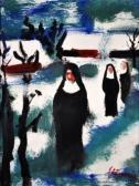 STIPNIEKS Margarita Anna 1910,Three Nuns,Elder Fine Art AU 2011-11-27