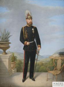 STIRNBRAND Franz Seraph 1788-1882,Portrait des Königs Karl I. von Württemberg,1823,Nagel 2013-10-08